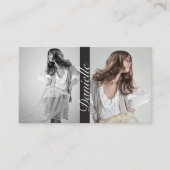 Acteurs en modellen Double Photo Visitekaartje (Voorkant)