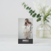 Acteurs en modellen Headshot No. 1 Visitekaartje (Staand voorkant)