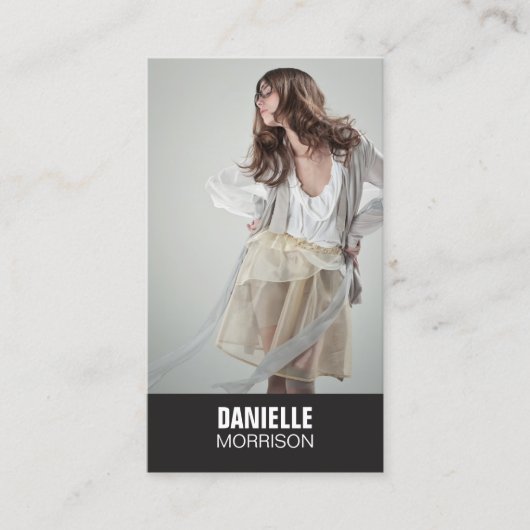 Acteurs en modellen Headshot No. 1 Visitekaartje (Voorkant)