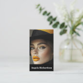 Acteurs en modellen Modern Minimalist Visitekaartje (Staand voorkant)