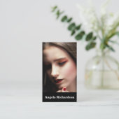 Acteurs en modellen Modern Minimalist Visitekaartje (Staand voorkant)