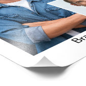 Acteurs Headshot 8x10 Border Insert Foto Afdruk (Hoek)