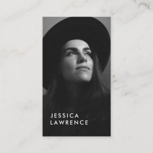 Acteurs modellen headshot foto eenvoudige fotograf visitekaartje