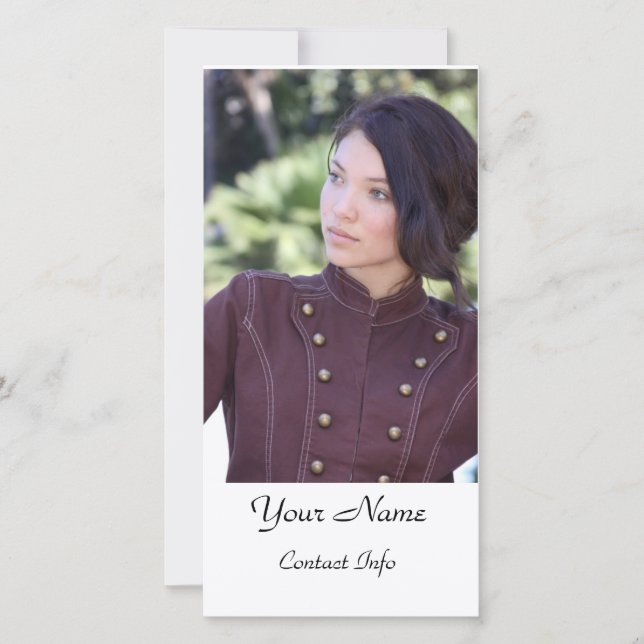 Acteurs Pasfoto Kaart (Voorkant)