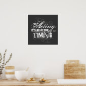 Actie - allen in de timing poster (Keuken)