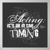 Actie - allen in de timing poster (Voorkant)