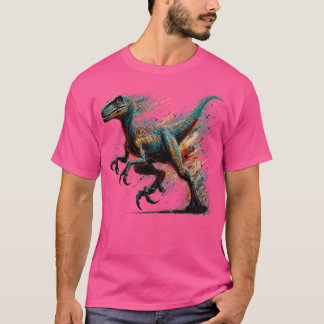 Actie Art Velociraptor TShirt