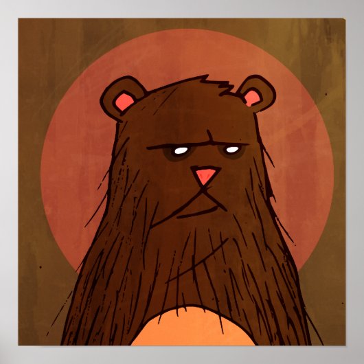 actie beer poster (Voorkant)