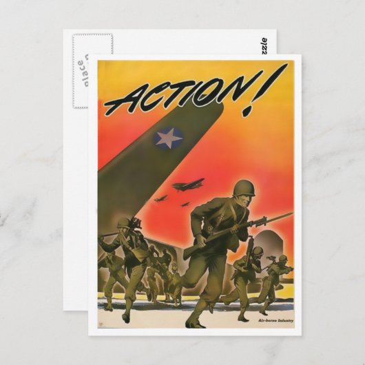 Actie! Briefkaart (Voorkant / Achterkant)