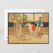 Actie en speelplaten briefkaart (Voorkant / Achterkant)