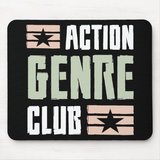Actie Genre Club Gaming Muismat (Voorkant)