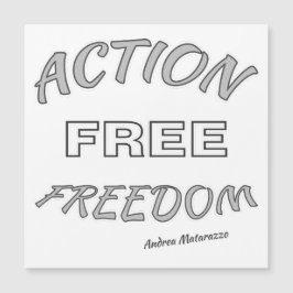 Actie Gratis Magnetische Kaart