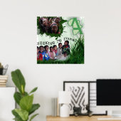 Actie in Afrika Kinder Poster (Thuiskantoor)