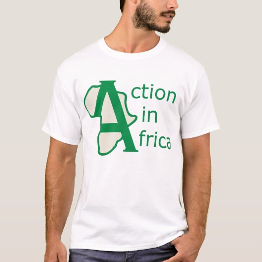 Actie in het Afrika-T-shirt T-shirt (Voorkant)