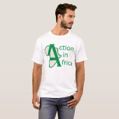 Actie in het Afrika-T-shirt T-shirt (Voorkant volledig)