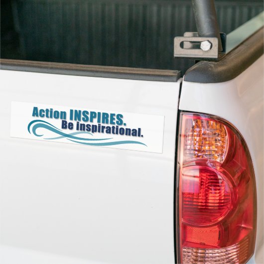 Actie inspireert bumpersticker (Op Truck)