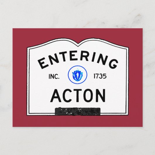 Actie invoeren briefkaart (Voorkant)