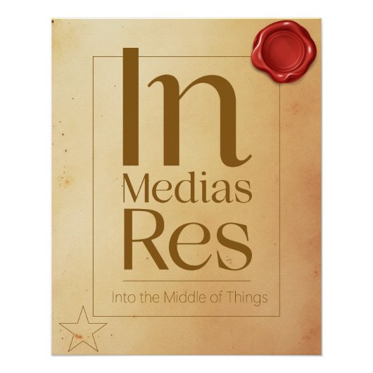 Actie Motivational Quote - Latin Poster Art (Voorkant)