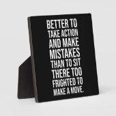 Actie nemen - Gym, Hustle, Succes, Motivatie Fotoplaat (Voorkant)