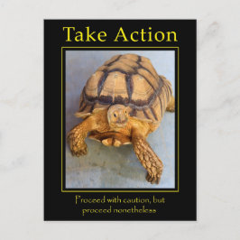 Actie ondernemen briefkaart