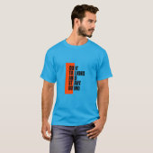 actie ondernemen t-shirt (Voorkant volledig)
