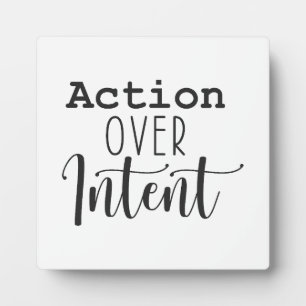 Actie over Intent - Hustle Succes Motivatie Fotoplaat