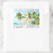 Actie - punt Break 01 Rechthoekige Sticker (Tas)