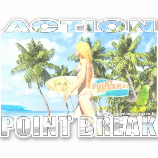 Actie - punt Break 01 Sticker (Voorkant)