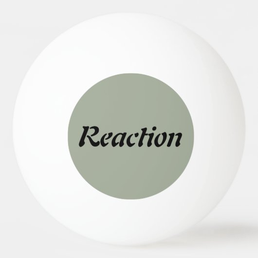 Actie/reactie - Ping Pong Ball (Achterkant)