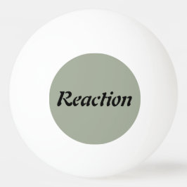 Actie/reactie - Ping Pong Ball