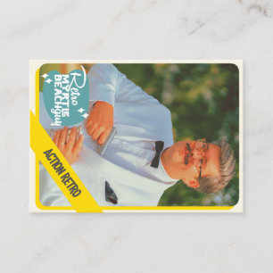 actie-retro contactkaartje