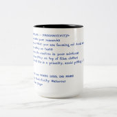 ACTIE! Richtsnoeren Tweekleurige Koffiemok (Center)