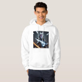 Actie SciFi Avatar Hoodie met Neon Light Effect (Voorkant volledig)