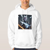 Actie SciFi Avatar Hoodie met Neon Light Effect (Voorkant)