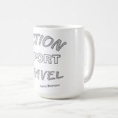 Actie Sport Reizen Koffiemok (Voorkant rechts)