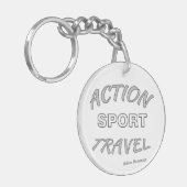 Actie Sport Reizen Sleutelhanger (Voorkant Links)