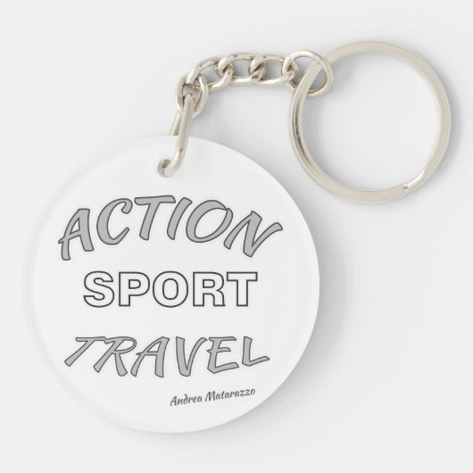 Actie Sport Reizen Sleutelhanger (Achterkant)