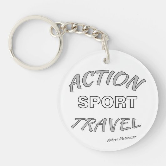 Actie Sport Reizen Sleutelhanger (Voorkant)