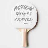 Actie Sport Reizen Tafeltennisbatje (Achterkant)