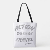 Actie Sport Reizen Tote Bag (Achterkant)