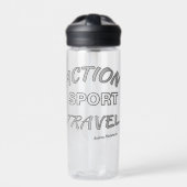 Actie Sport Reizen Waterfles (Voorkant)