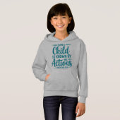 Actie Spreekt Kids Hoodie Ontwerp (Voorkant volledig)