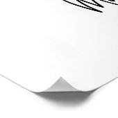 Actie spreekt luider dan woorden, maar... poster (Hoek)