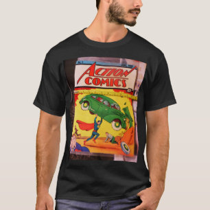 ACTIE. STRIP. 1. Basic donker T-shirt