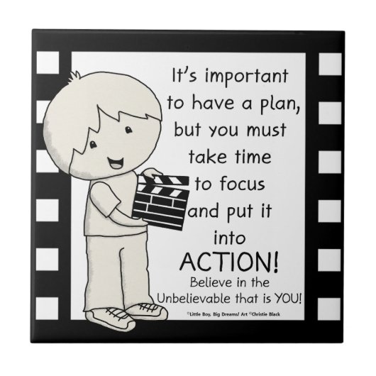 Actie Tegeltje (Voorkant)