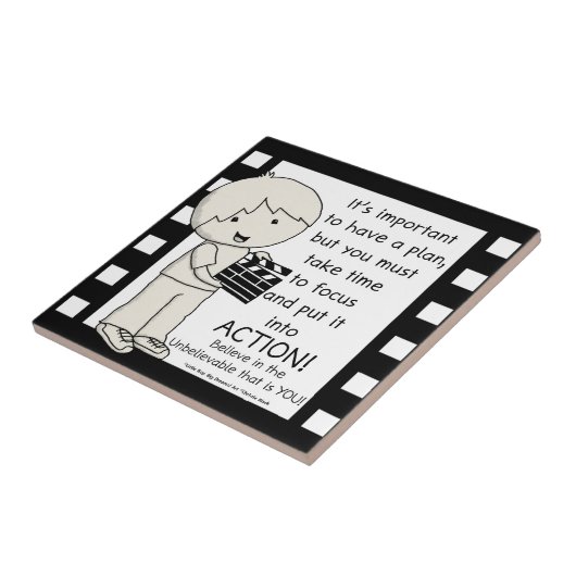 Actie Tegeltje (Zijkant)