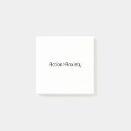 Actie Tegen Angst Minimalistische Post-It Notities Post-it® Notes