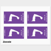 Actie versnellen Internationale Vrouwendag 2025 Rechthoekige Sticker (Vel)