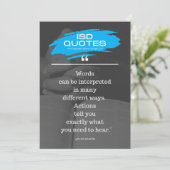 Actie voor ISD-prijsopgave Kaart (Staand voorkant)