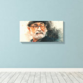 Actie voor kunstfotoshop canvas afdruk (Insitu (Houten vloer))